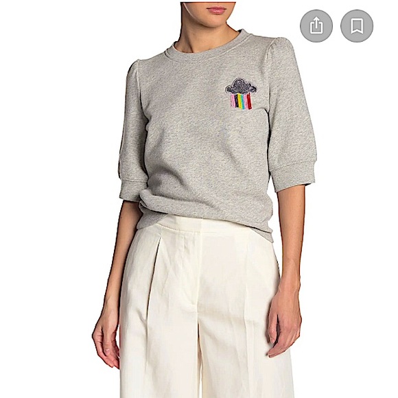 Kate Spade rain or shine embellished sweatshirt - Picture 3 of 14
